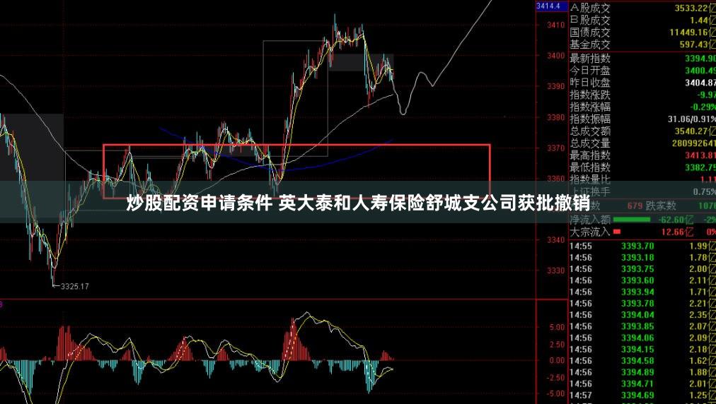 炒股配资申请条件 英大泰和人寿保险舒城支公司获批撤销