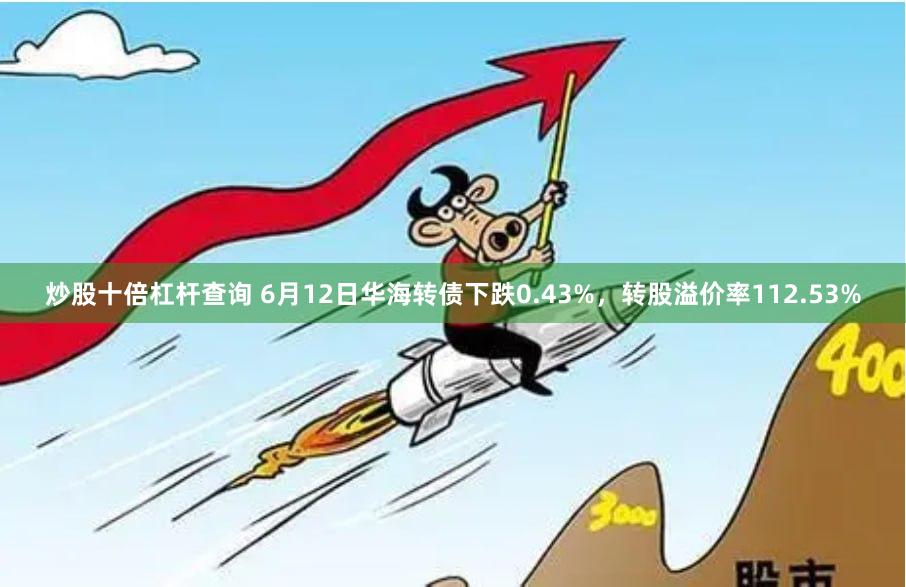 炒股十倍杠杆查询 6月12日华海转债下跌0.43%，转股溢价率112.53%