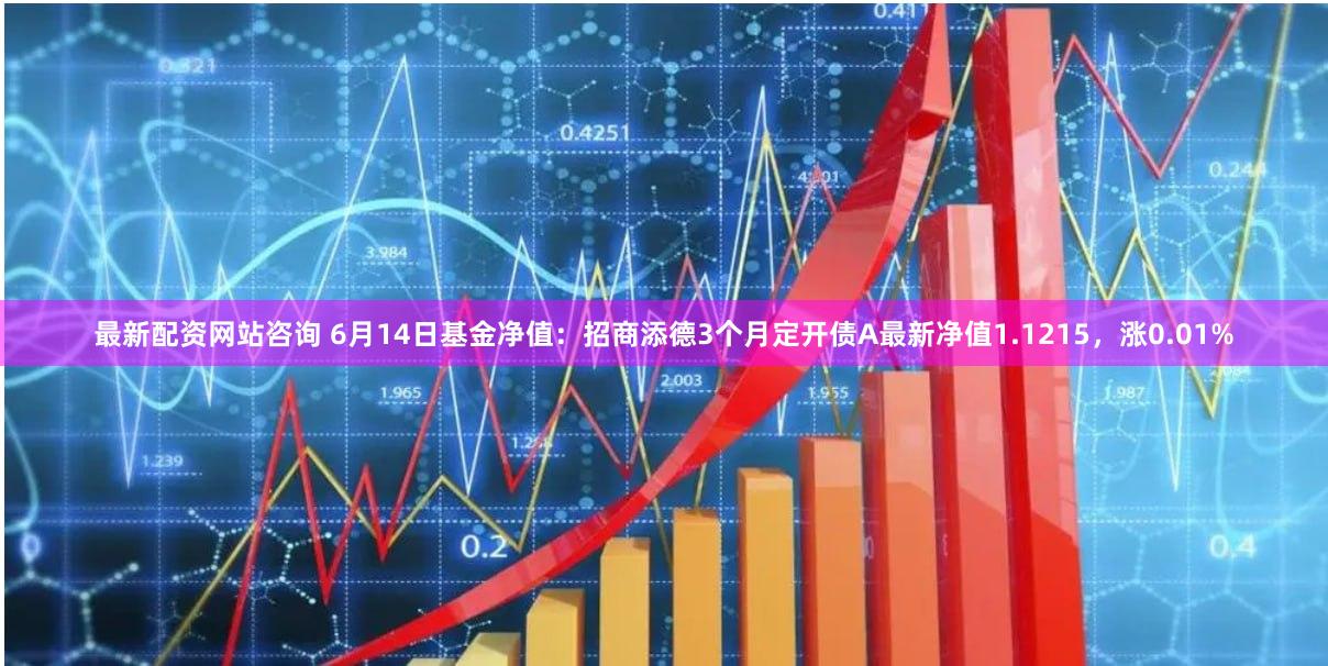 最新配资网站咨询 6月14日基金净值：招商添德3个月定开债A最新净值1.1215，涨0.01%