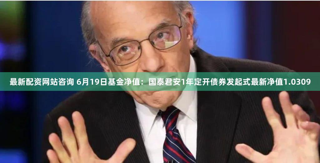 最新配资网站咨询 6月19日基金净值：国泰君安1年定开债券发起式最新净值1.0309