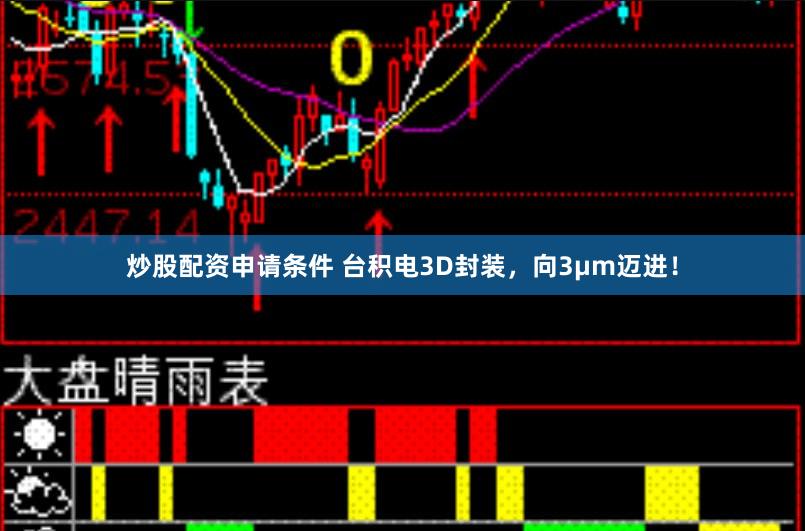 炒股配资申请条件 台积电3D封装，向3μm迈进！