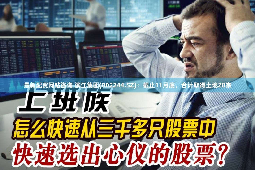 最新配资网站咨询 滨江集团(002244.SZ)：截止11月底，合计取得土地20宗